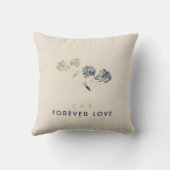 クラッシーエレガントラブお洒落蝶モノグラム クッション (裏面)