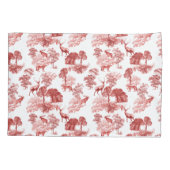 クラッシーエレガントレッドトワフランスのールディアーキツネフォレスト 枕カバー (裏面-左)