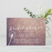 クラッシーカラフルダングランジデリオンブライダルシャワー 招待状 (スタンド正面)