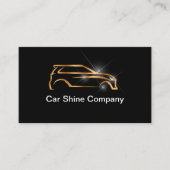 クラッシークールと車の名刺の新規作成 名刺 (正面)