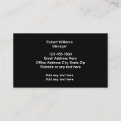 クラッシークール建築名刺新規 名刺 (裏面)