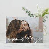 クラッシーコラージファミリーフォトハッピーホリデーカード シーズンカード (スタンド正面)