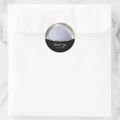 クラッシーゴルフイベントテーマサンキューステッカー ラウンドシール (バッグ)