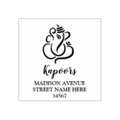 クラッシーシンプルガネーシャ/インディアン神結婚のラバーセント ラバースタンプ (インプリント)