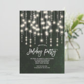 クラッシーストリングオブライツクリスマパーティの招待状 招待状 (スタンド正面)