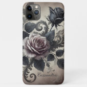 クラッシーチックなバラの美術ボタニカルペイント Case-Mate iPhoneケース (裏面)