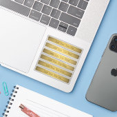 クラッシーフェイク金ゴールド2とブラック文字 シール (ノートパソコンとiPhone)