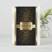 クラッシーブラック・ホワイト・ゴールド 招待状 (スタンド正面)