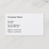 クラッシーペットグルーミングサロン モダン 名刺 (裏面)