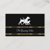 クラッシーペットグルーミングサロン モダン 名刺 (正面)