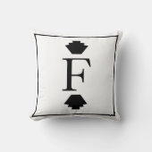 クラッシーモダンアールデコファイナル |モノグラム クッション (正面)