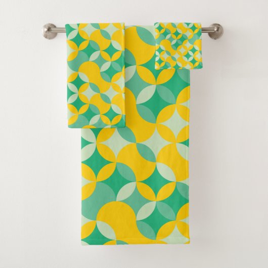 クラッシーモダンエステティックスタリーパターンラグジュアリー バスタオルセット (インサイチュ)