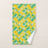 クラッシーモダンエステティックスタリーパターンラグジュアリー バスタオルセット (ハンドタオル)