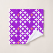 クラッシーモダンエステティックスタリーパターンラグジュアリー バスタオルセット (ウォッシュタオル)