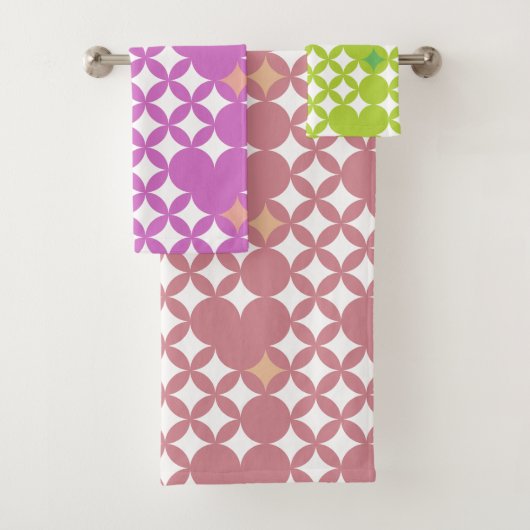 クラッシーモダンエステティックスタリーパターンラグジュアリー バスタオルセット (インサイチュ)