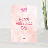 クラッシーモダンゴールデンレインボーロマンティックバレンタイン 箔シーズンカード (裏面)