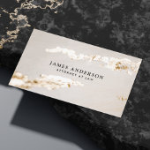 クラッシーモダンゴールドフェイクフォイルプロフェッショナル 名刺