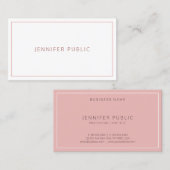 クラッシーモダンミニマルプロフェッショナルエリートデザイン 名刺 (正面/裏面)