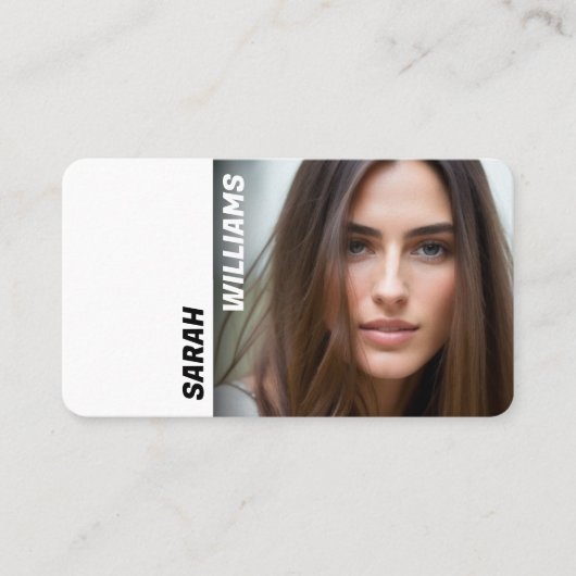 クラッシーモダンモデル写真 名刺 (正面)