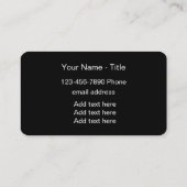 クラッシーモノグラムラグジュアリーラウンドコーナー 名刺 (裏面)