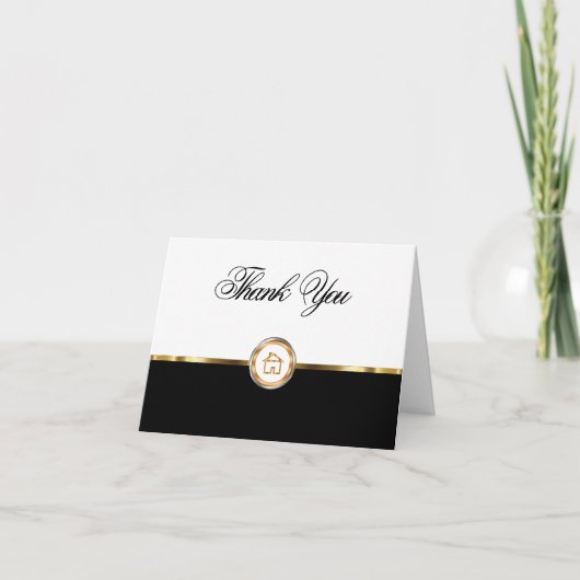 クラッシー実在エステートサンキューノートシール サンキューカード (正面)