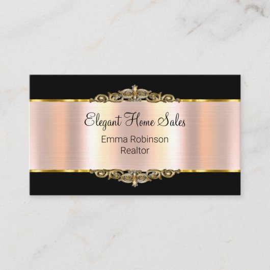 クラッシー実在エステートラグジュアリービジネスカード 名刺 (正面)