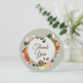 クラッシー秋フローラリースサンキューカード サンキューカード (スタンド正面)