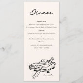 クラッシー結婚のメニューとたった今結婚しましたスケッチ メニュー (正面)