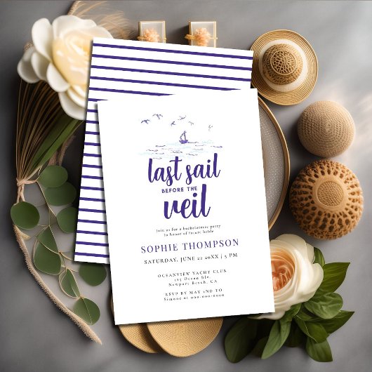 クラッシー航海のラストセイルボートバチェロレッテ 招待状