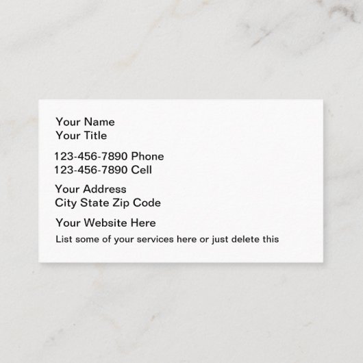 クラッシー車のカーテーマ 名刺 (裏面)