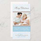 クラッシー・ホリデーフォトカード:：ソフト・ダイヤモンド5 シーズンカード (正面/裏面)