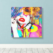 クラッシー レディ キャンバスプリント (インサイチュ (ウッドフロア))