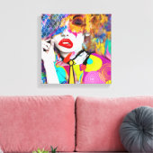 クラッシー レディ キャンバスプリント (インサイチュ (リビング))