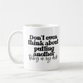 クラッタのないゾーン コーヒーマグカップ (左)