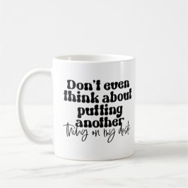 クラッタのないゾーン コーヒーマグカップ