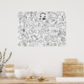 クラッタ固有！ ポスター (キッチン)