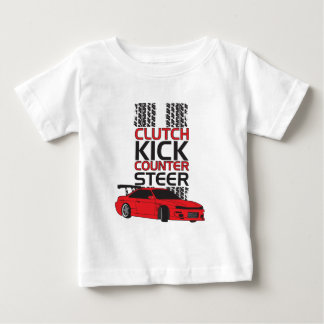 クラッチの蹴りの漂流 ベビーTシャツ