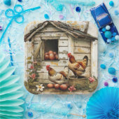 クラッチ及び開花パーティー紙プレート ペーパープレート (パーティー)