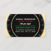 クラッドダーツボードデザインダーツクラブ 名刺 (裏面)