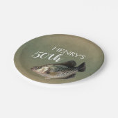 クラッパイフィッシュ50誕生日 ペーパープレート (アングル)