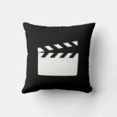 クラッパーのピクトグラムの装飾用クッション クッション (裏面)
