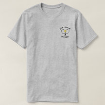 クラッパーソナライズされたプのピックボールのライトカラーTシャツ