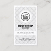 クラッパーボードアイコンフィルムディレクターVisual Arts 名刺 (正面)