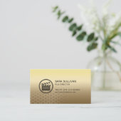 クラッパーボードアイコンフィルムディレクターVisual Arts 名刺 (スタンド正面)