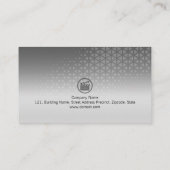 クラッパーボードアイコンフィルムディレクターVisual Arts 名刺 (裏面)