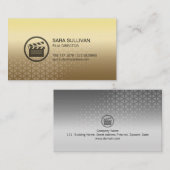 クラッパーボードアイコンフィルムディレクターVisual Arts 名刺 (正面/裏面)