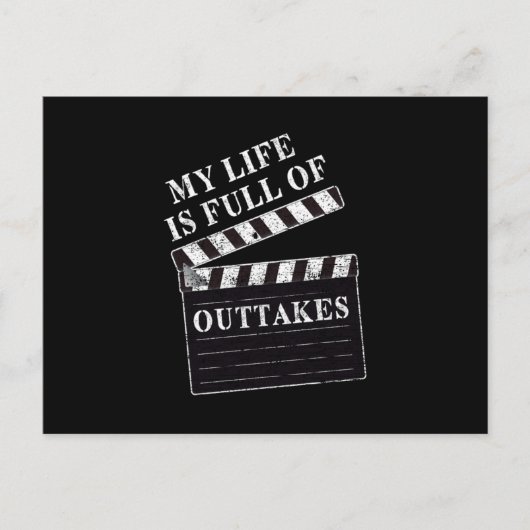 クラッパーボード女優演技劇場ギ ポストカード (正面)