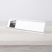 クラッパーボード デスクネームプレート (正面)