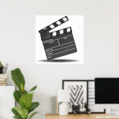クラッパーボード ポスター (ホームオフィス)