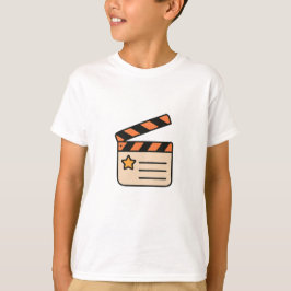クラッパーボード 映画好き グラフィックTシャツ Tシャツ